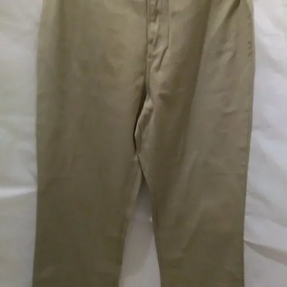 Khakis Rag Washed Comfort Women's Pants Color Beige Size 11/12 - Picture 2 of 8